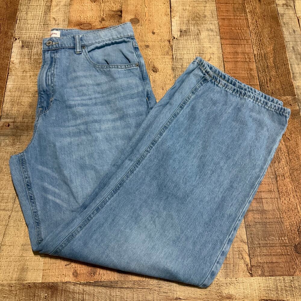 Lucky Brand Women's Light Denim High Rise Wide Leg Jeans Sz 10 No Rips Classic